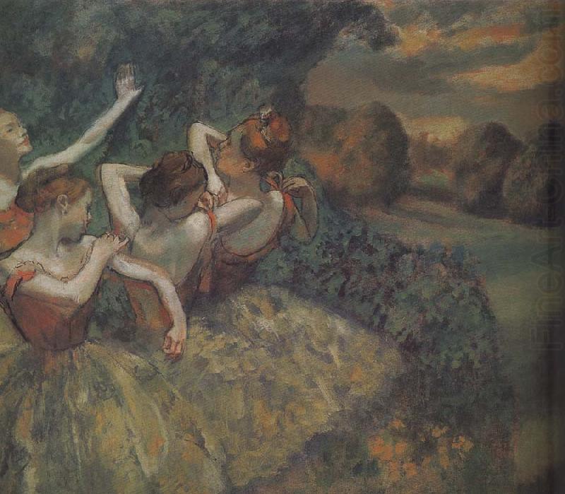 Four dance, Edgar Degas